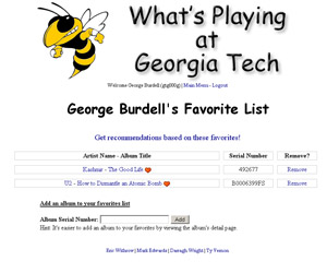 What's Playing at Georgia Tech